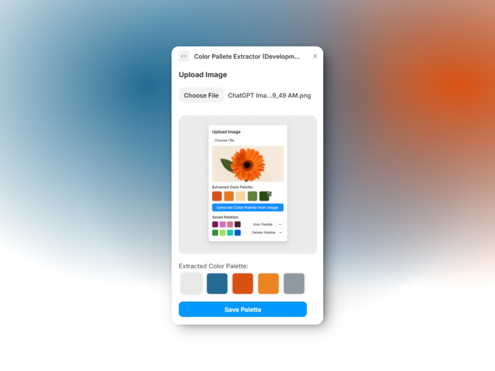 Color Pallete Extractor