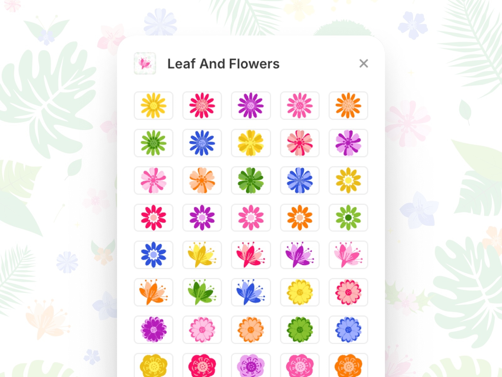 Leaf And Flowers Framer Plugin