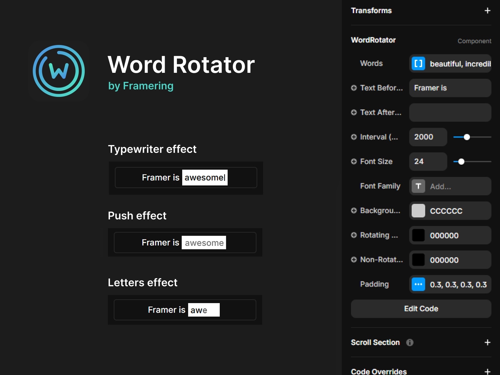 Word Rotator