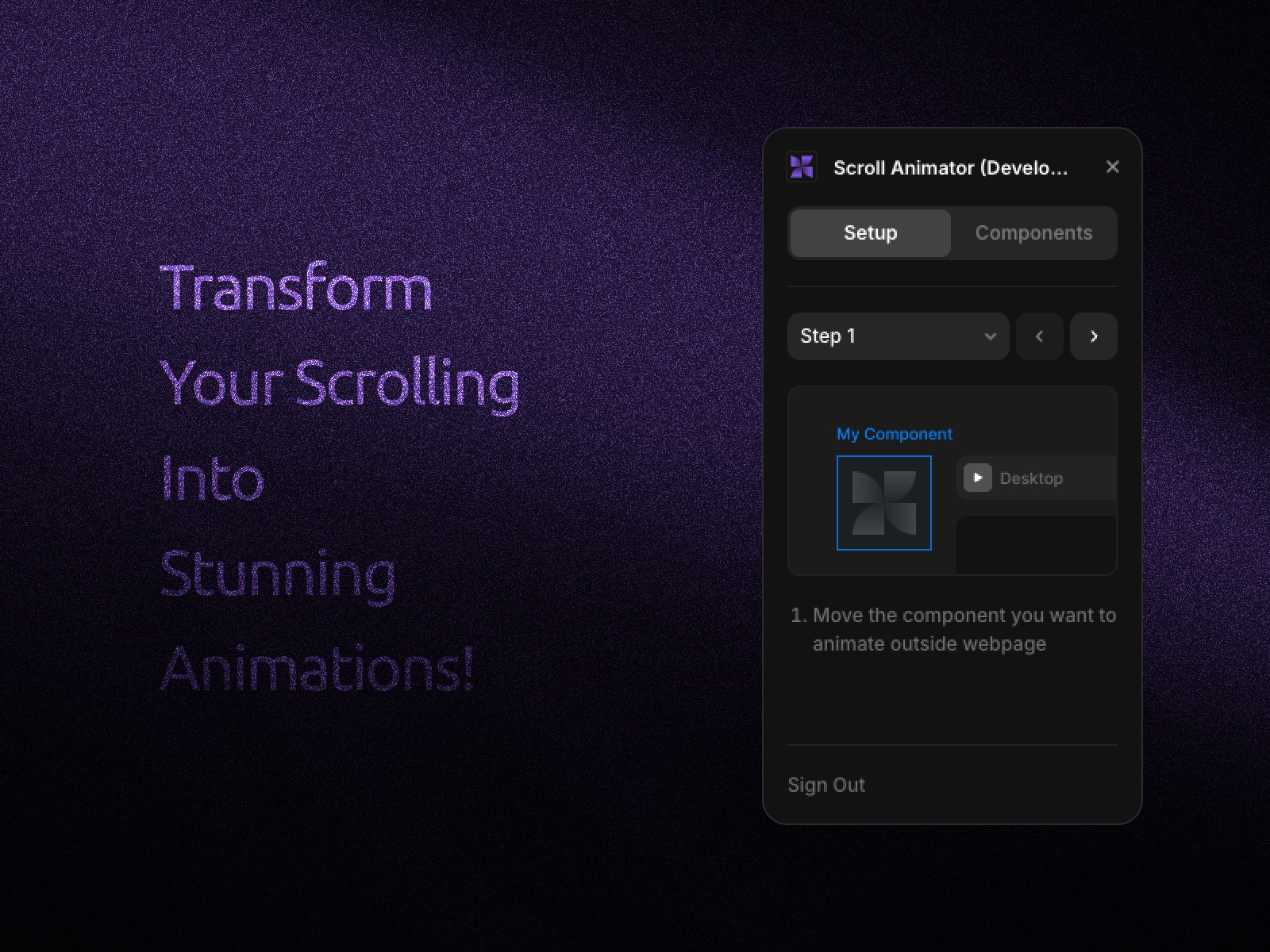 Scroll Animator