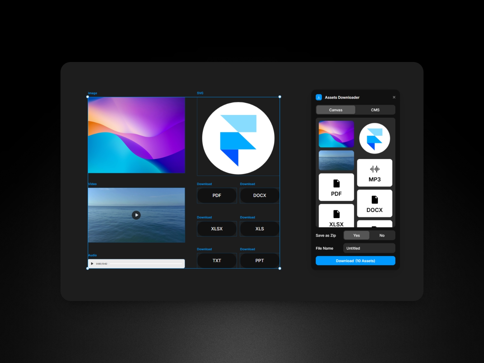 Assets Downloader