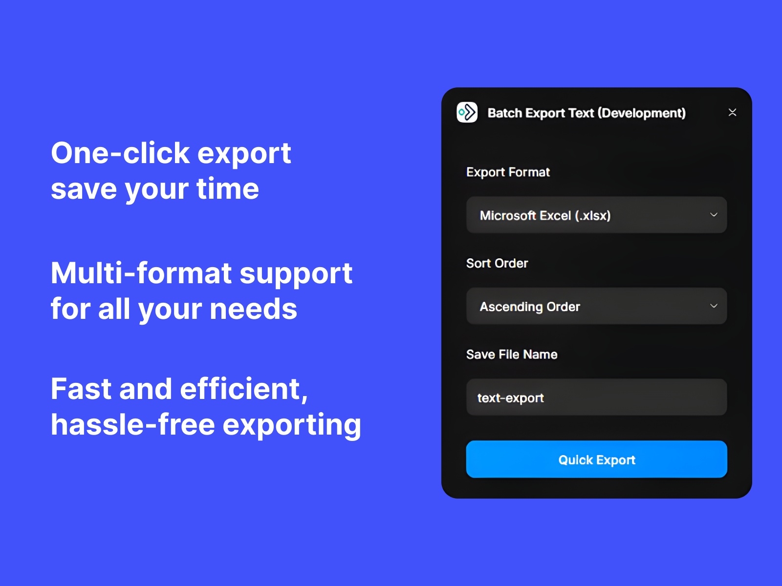 Batch Export Text