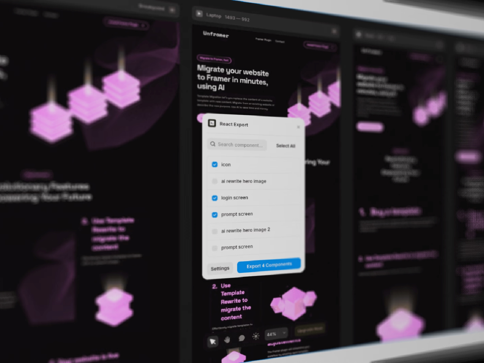 React Export