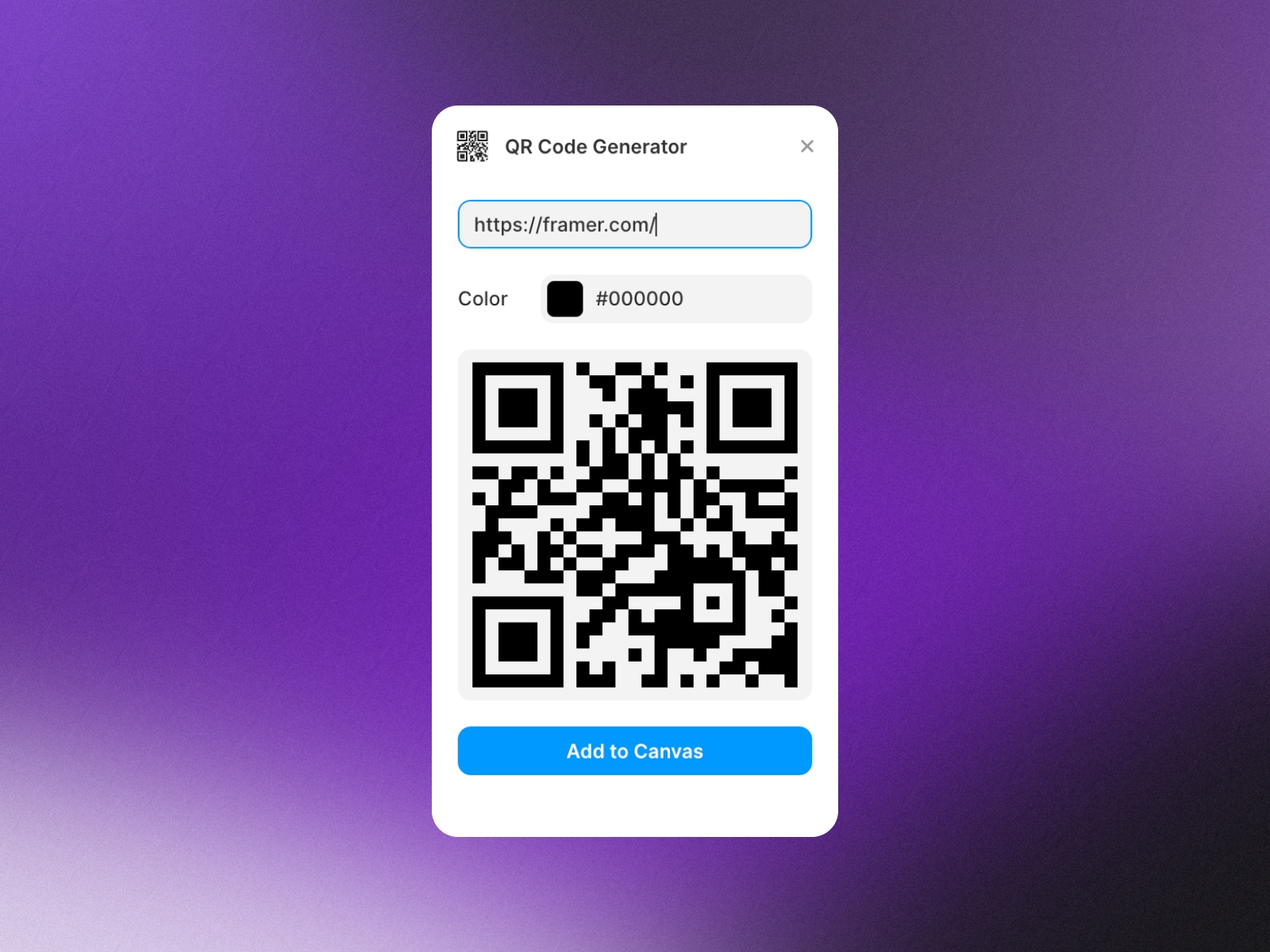 QR Code Generator