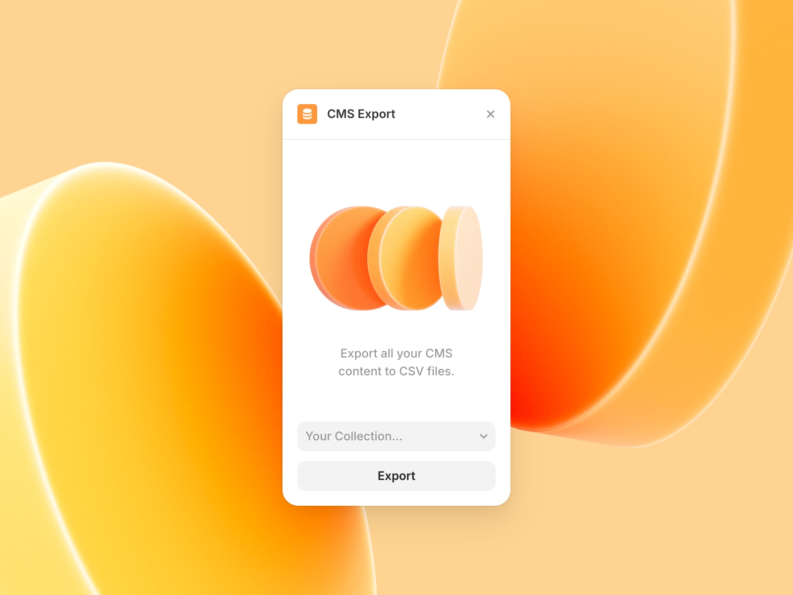 CMS Export