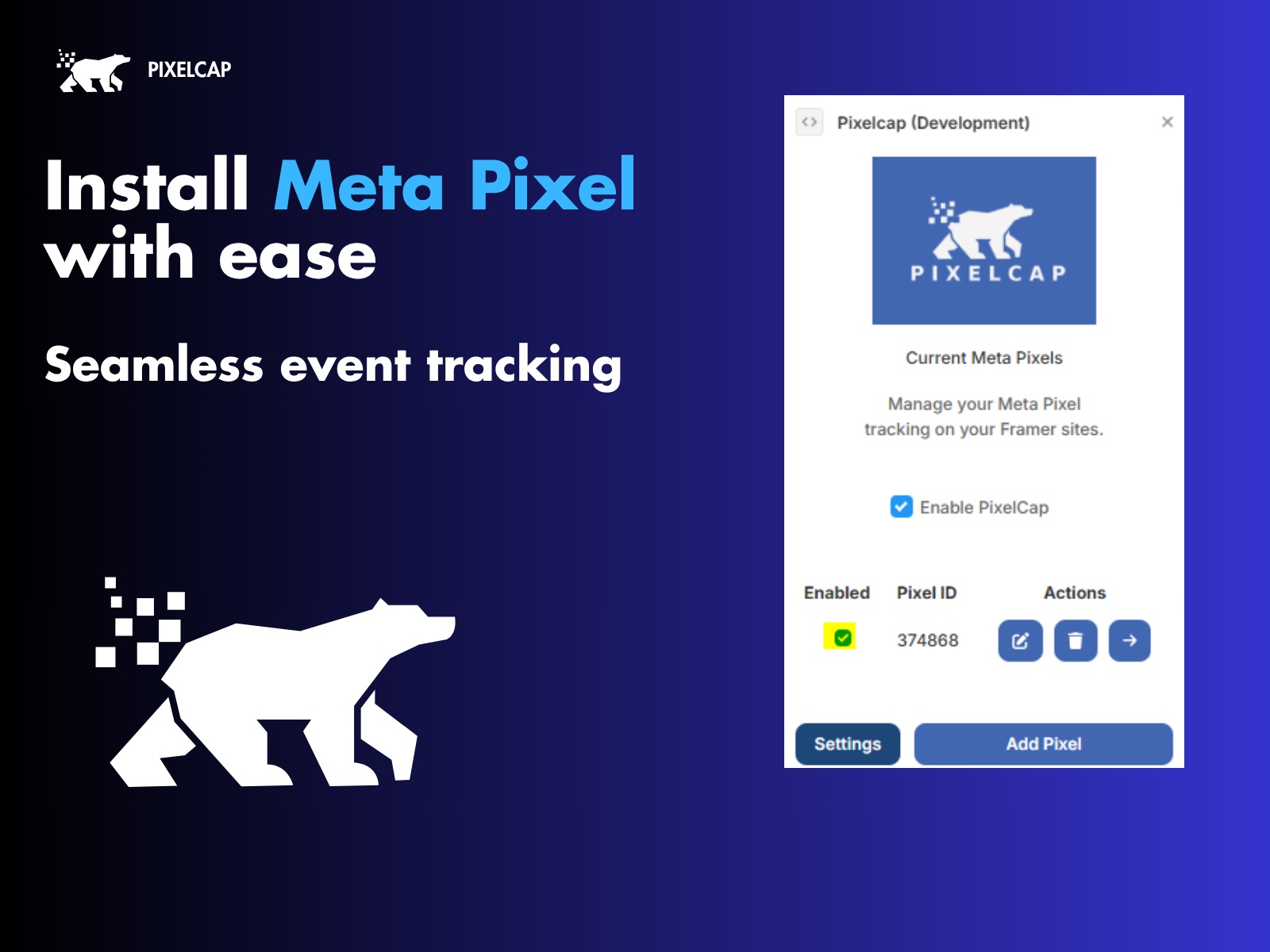 Pixelcap - Meta Pixel Manager