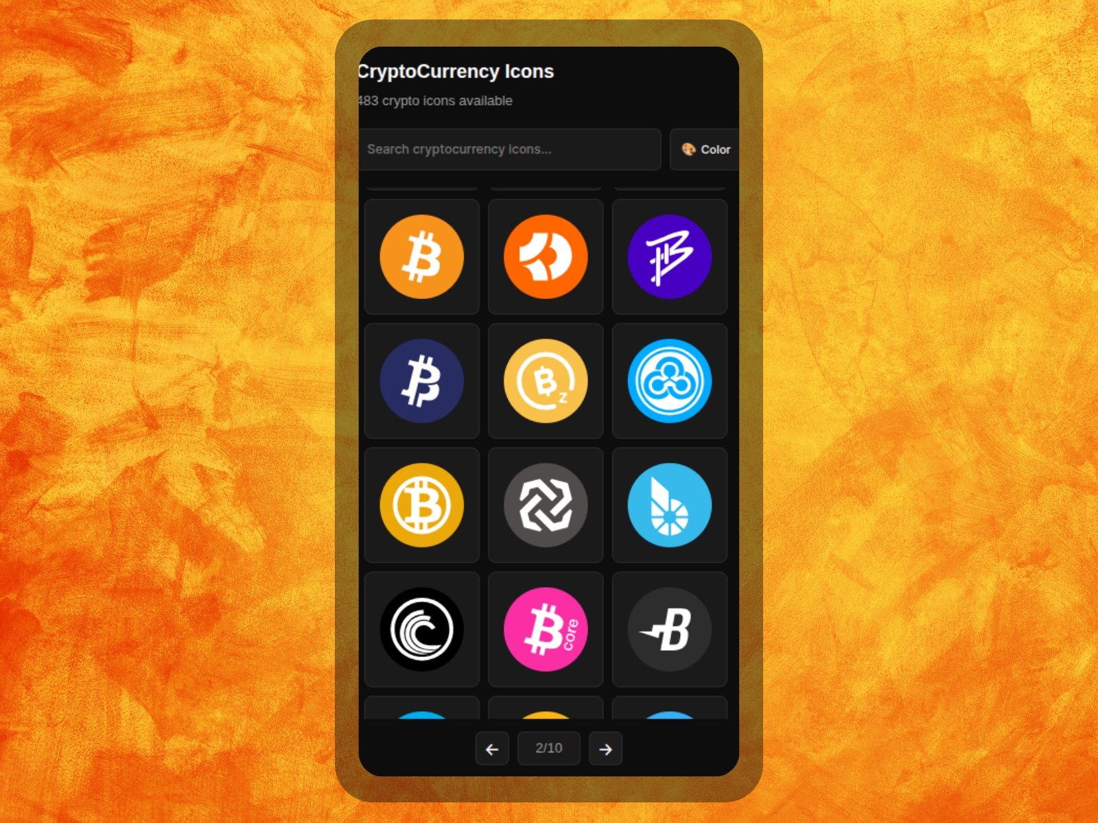 CryptoCurrency Icons