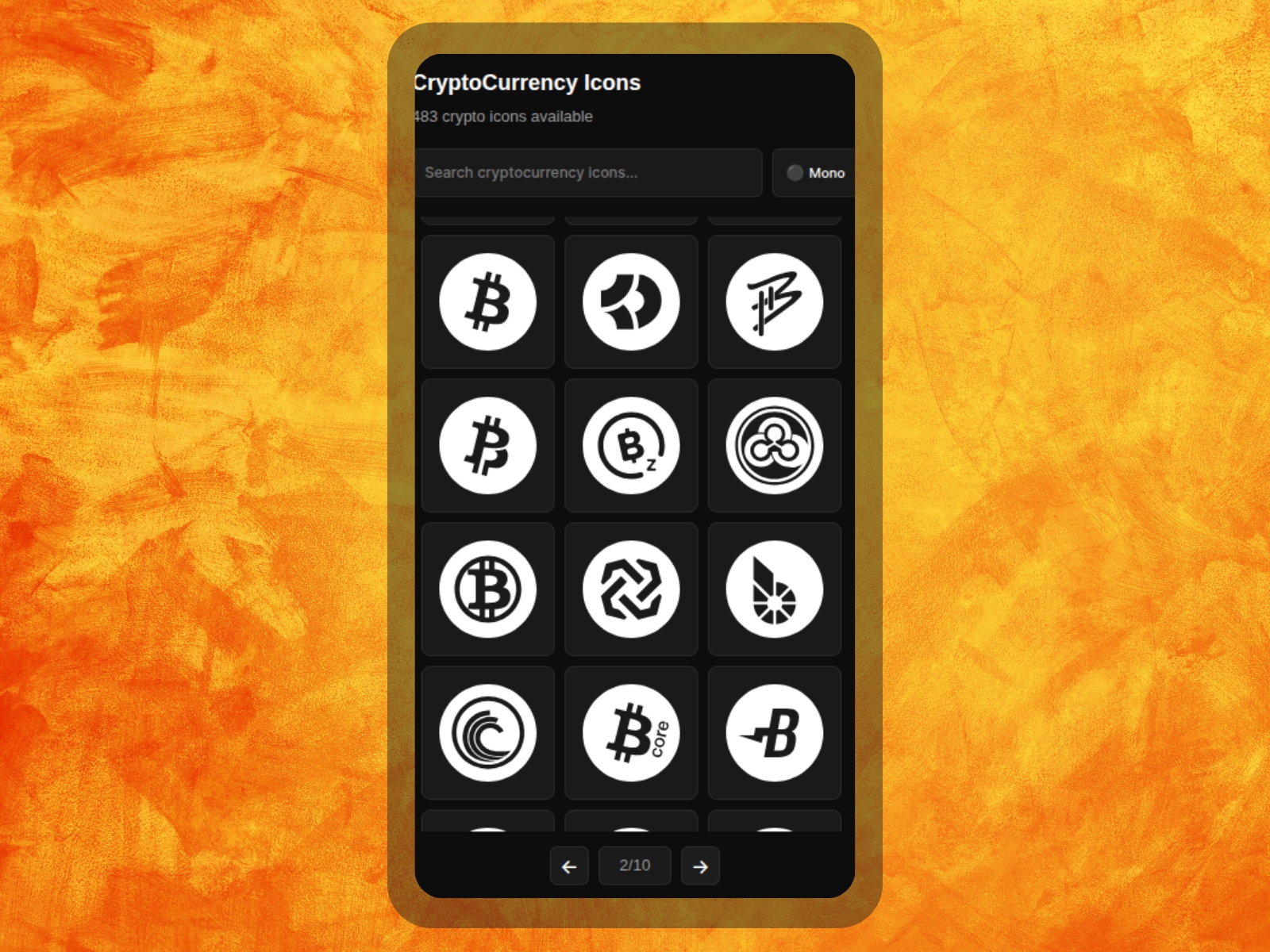 CryptoCurrency Icons
