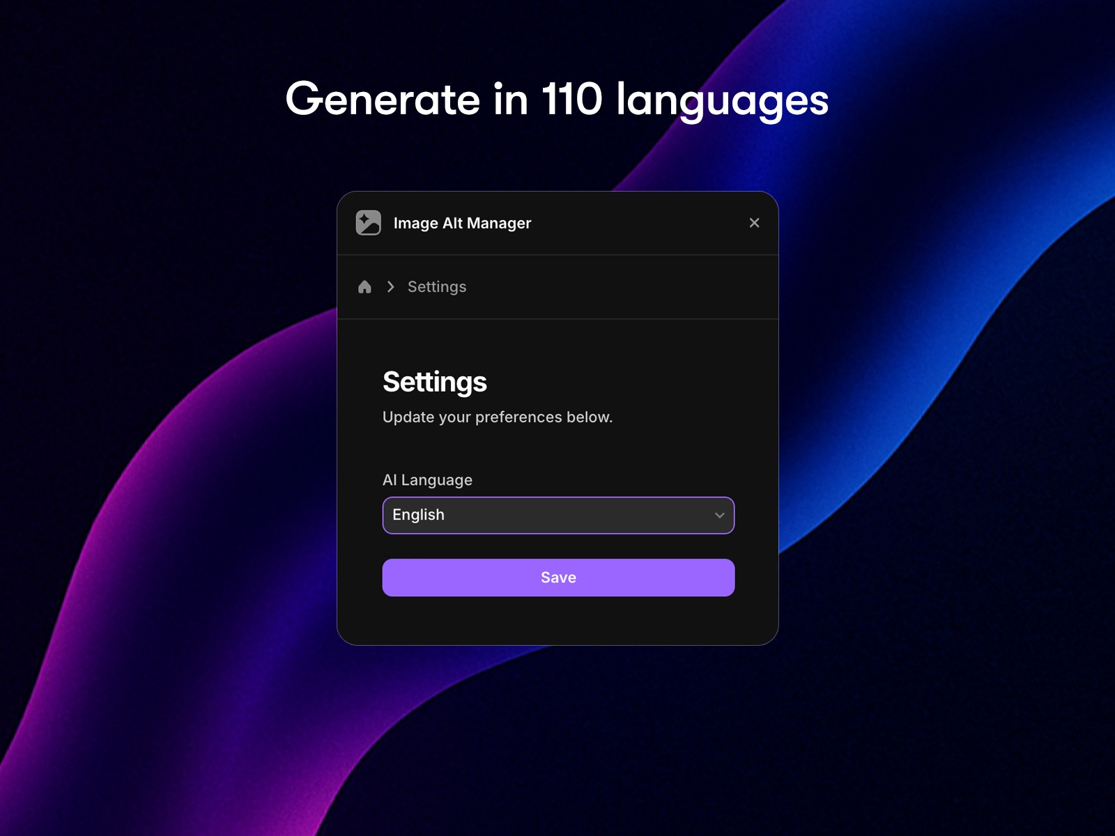 Image Alt Manager