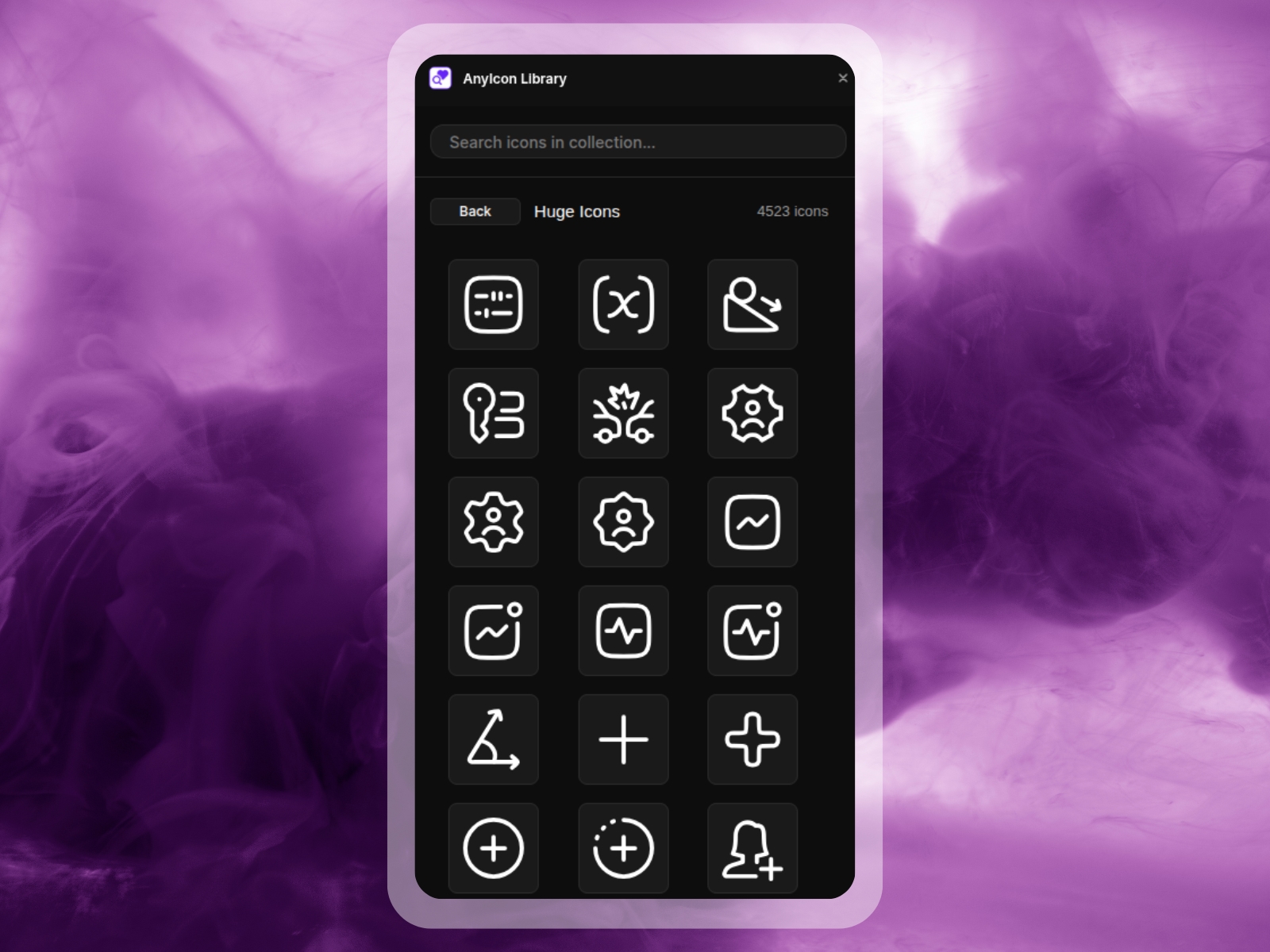 AnyIcon Library