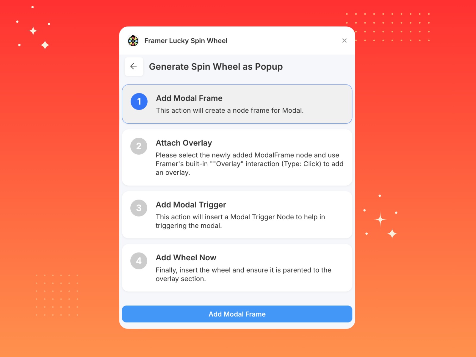 Framer Lucky Spin Wheel