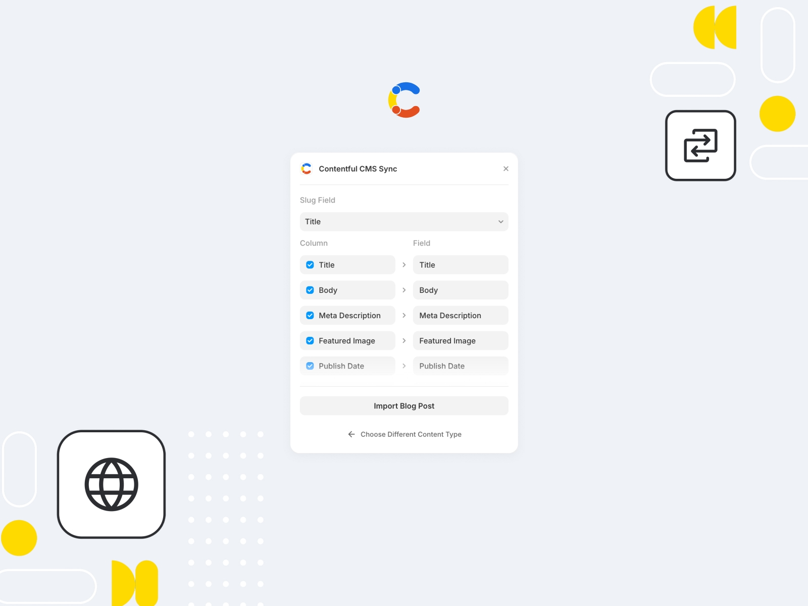 Contentful CMS Sync