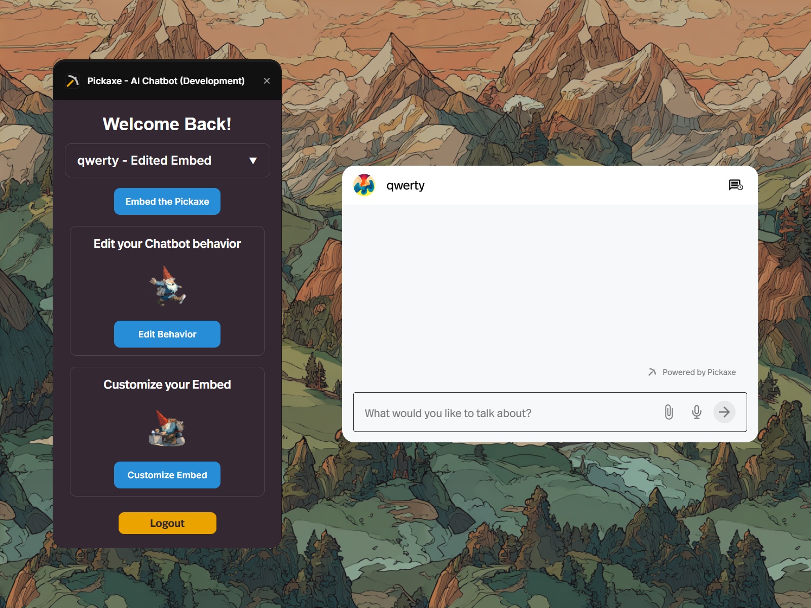 Pickaxe - AI Chatbot