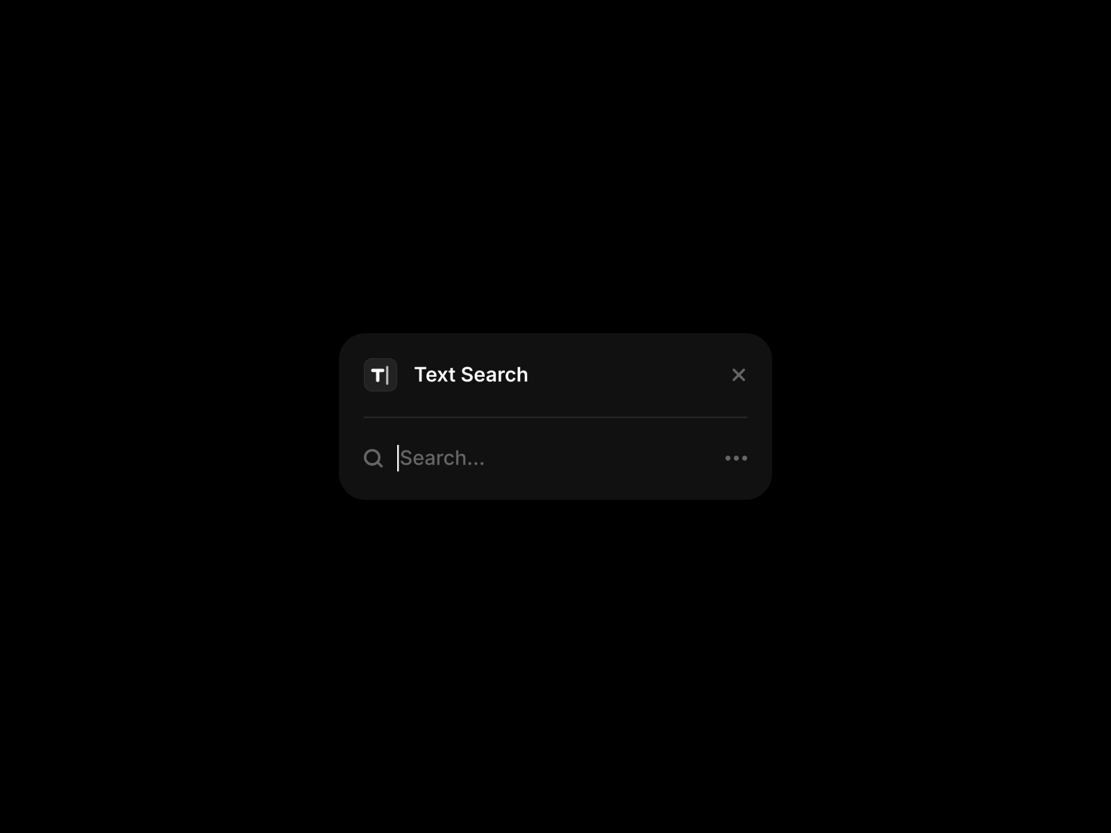 Text Search