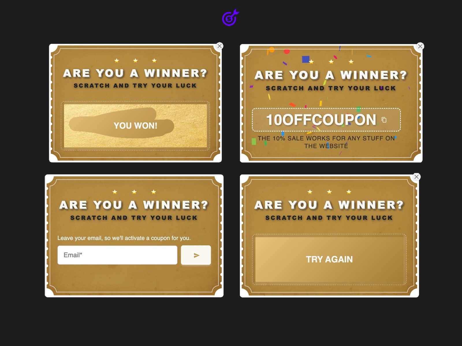 Smartarget Scratch Card