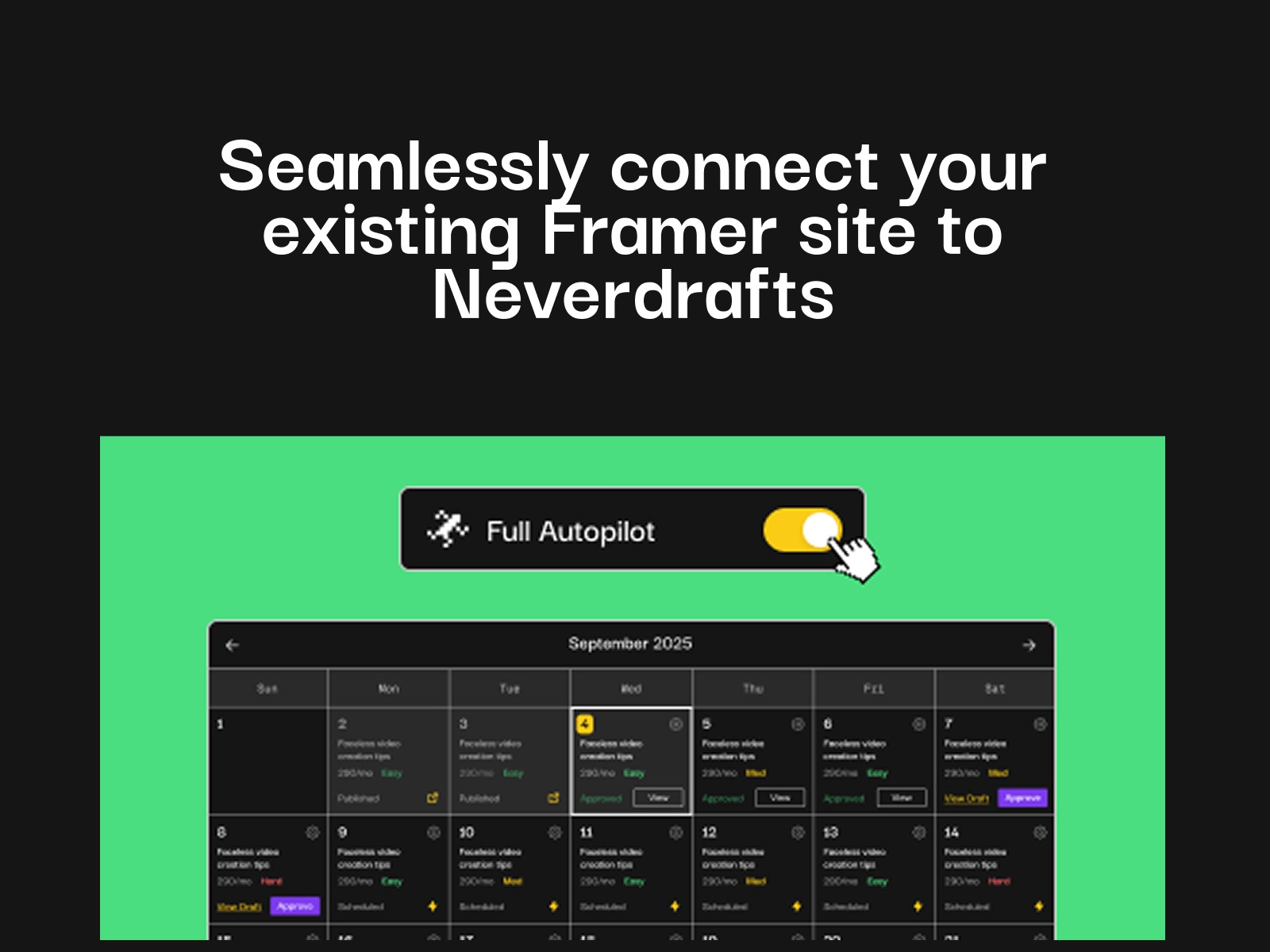 Neverdrafts
