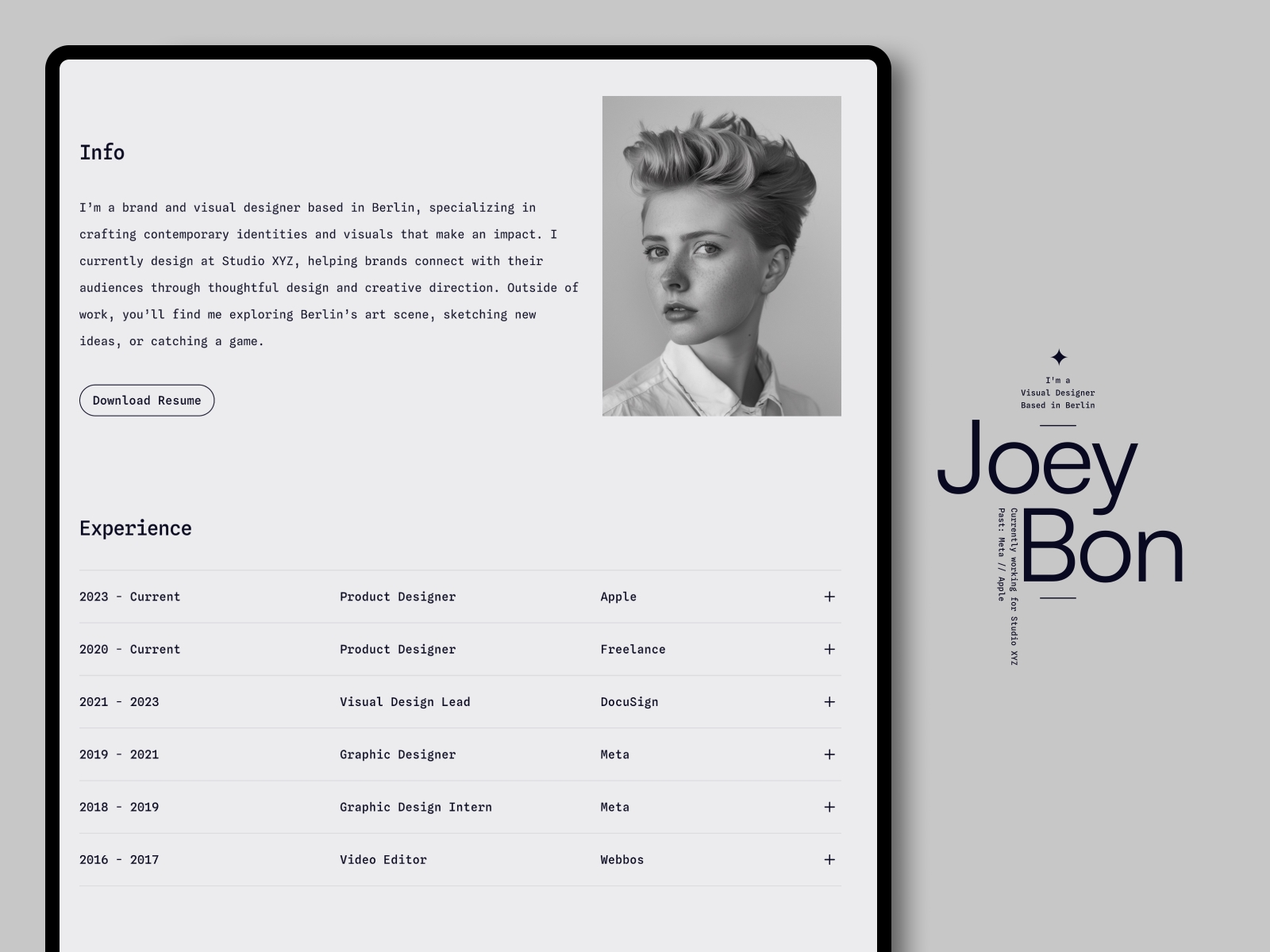 TD_Joeyfolio