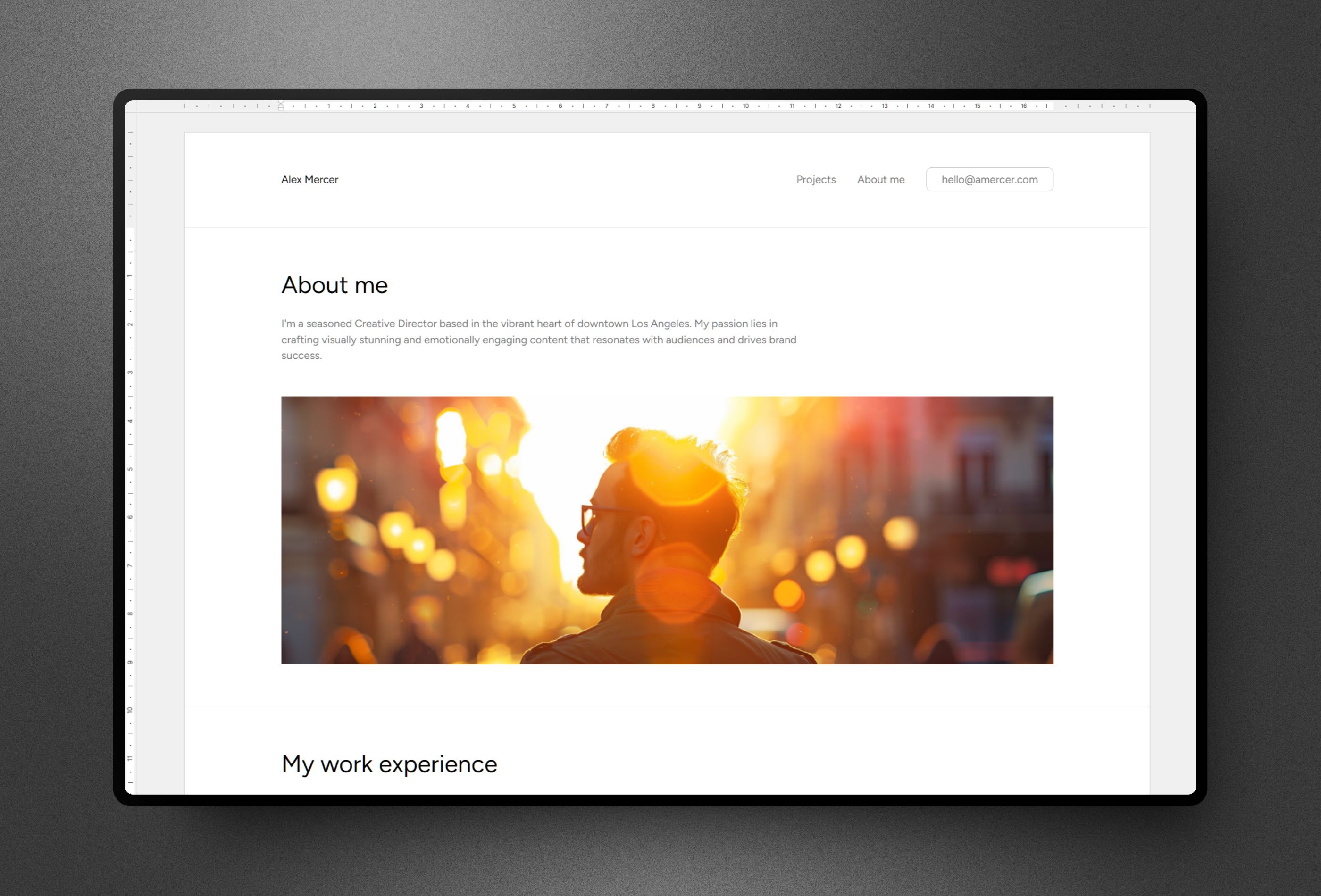 MS WordFolio